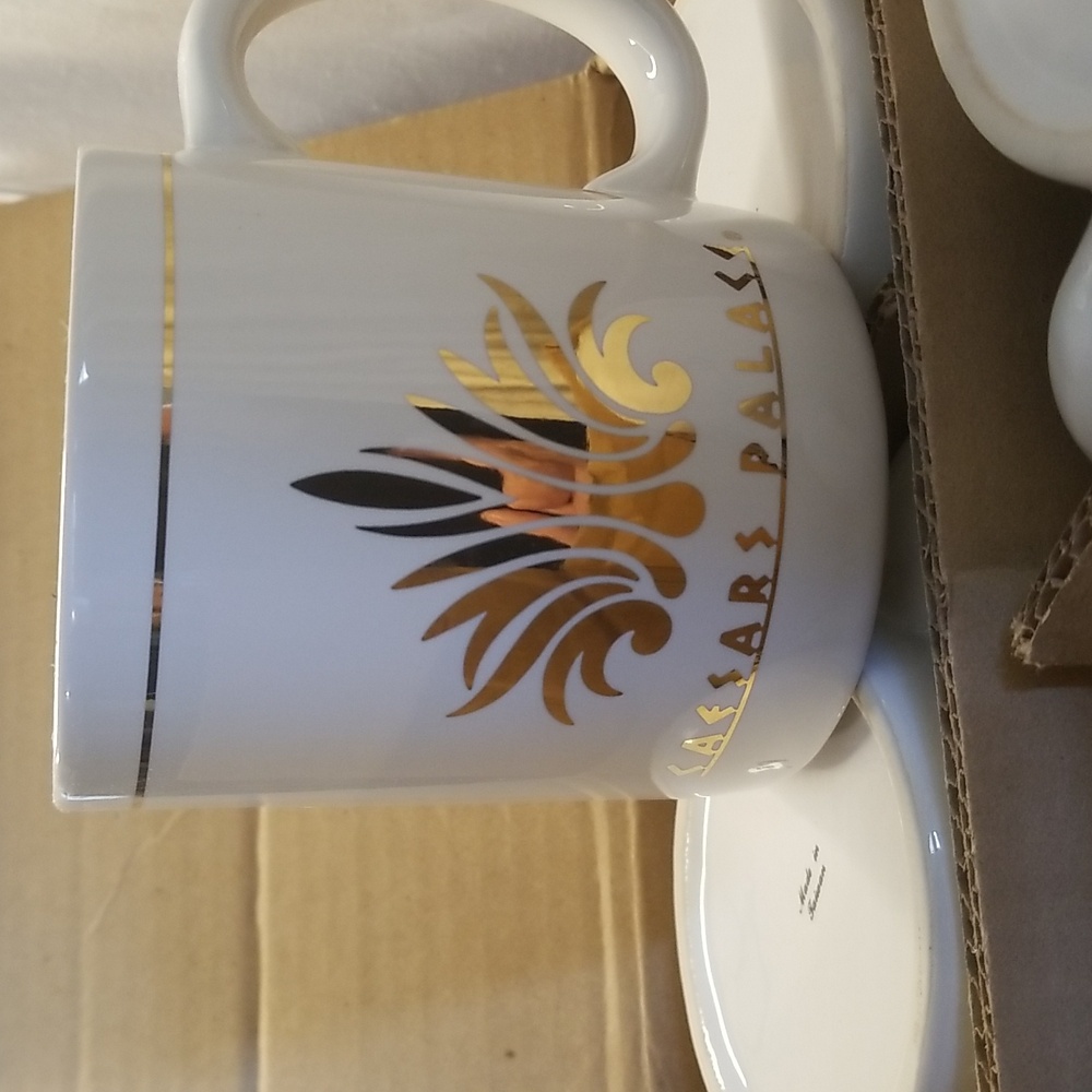 Limited Edition Mugs Caesars Palace Las Vegas Never Used